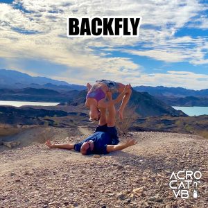 Backfly - Acro Yoga 757 Pose Jeff Miller & Maddie Mograbi