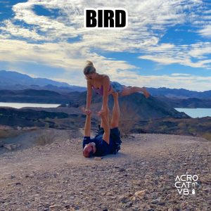 Bird - Acro Yoga 757 Pose Jeff Miller & Maddie Mograbi