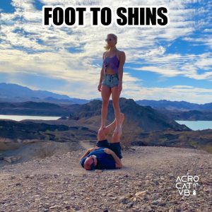 Foot tO Shins - Acro Yoga 757 Pose Jeff Miller & Maddie Mograbi