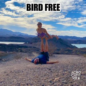 Bird Free - Acro Yoga 757 Pose Jeff Miller & Maddie Mograbi