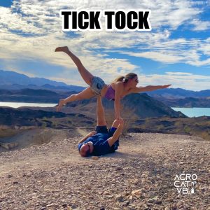 Tick Tock - Acro Yoga 757 Pose Jeff Miller & Maddie Mograbi