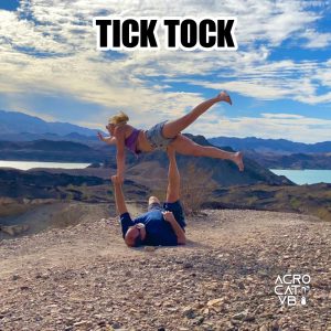 Tick Tock - Acro Yoga 757 Pose Jeff Miller & Maddie Mograbi