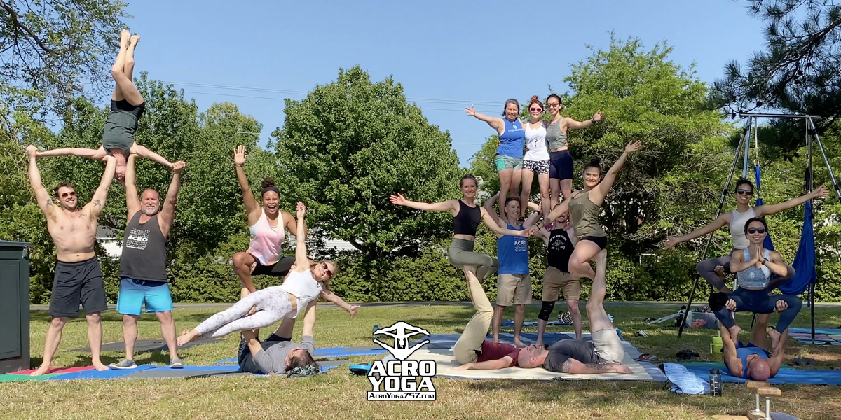 Acro Yoga 757 Group Poses