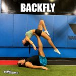 Acro Yoga Pose - Backfly