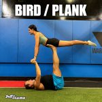 Acro Yoga Pose - Bird Plank