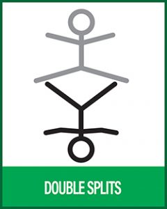 Acro Yoga - Double Splits