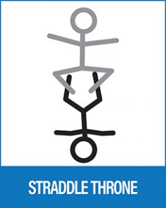 Acro Yoga - Straddle Throne
