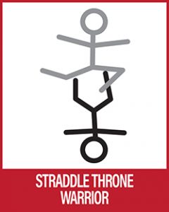 Acro Yoga - Straddle Throne Warrior