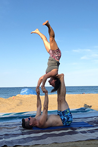 Beach Acro Yoga 757