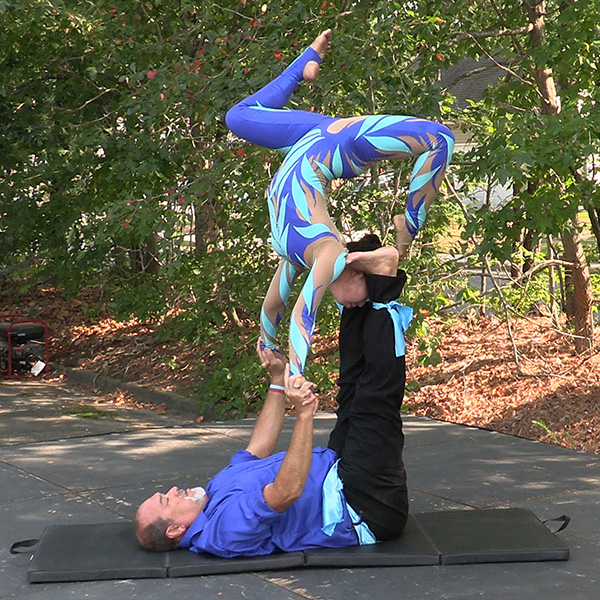 Star Scorpion Acro Yoga 757 Pose Acrocatvb