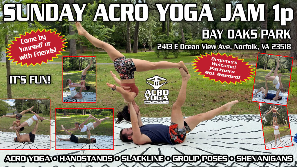 Acro Yoga Jam Bay Oaks Park