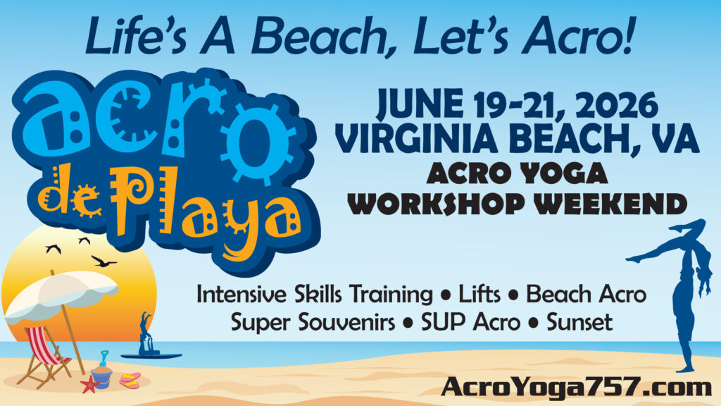 acro de playa Acro Yoga workshop